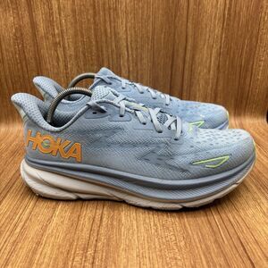 Hoka One One Clifton 9 Blue Running Shoes Men’s Size 10 D Selling AS IS READ